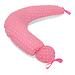 Уценка! Подушка для беременных Roxy Kids Премиум наполнитель холлофайбер + шарики + кармашек + завязки Розовый в белый горох (Ал) (2)