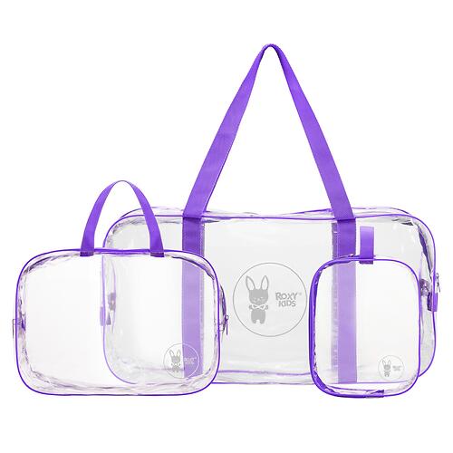 Комплект из 3-х сумок в роддом Roxy Kids Фиолетовый (7)