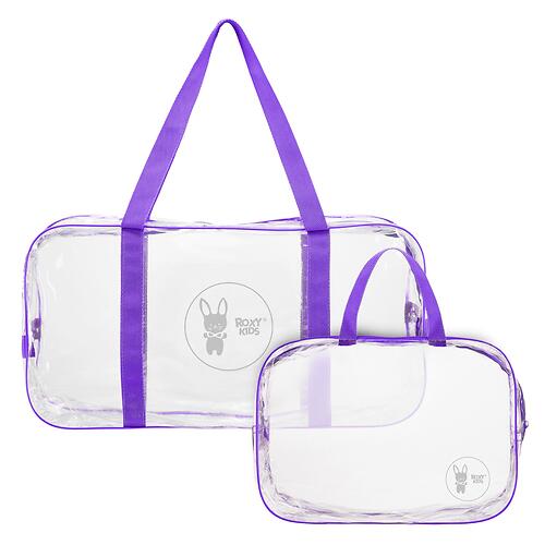 Комплект из 2-х сумок в роддом Roxy Kids Фиолетовый (8)