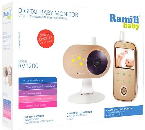 Видеоняня с монитором дыхания Ramili Baby RV1200SP (9)