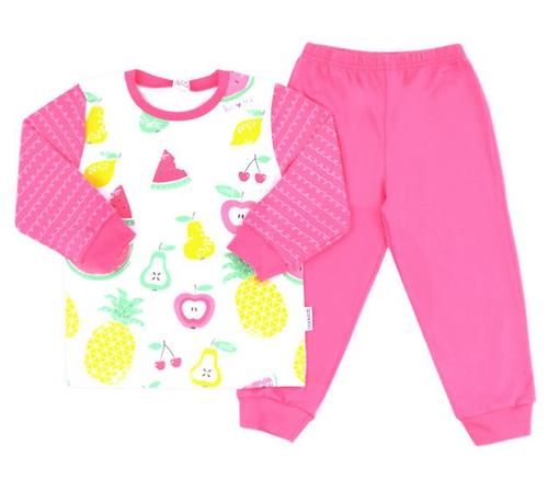 Пижама Crockid К 1512/сахар+тем-розовый (1)