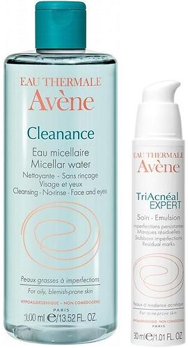Набор Avene Крем Triacneal Expert 30мл + Вода мицеллярная Cleanance 100мл (1)