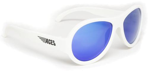 Солнцезащитные очки Babiators Aces Aviator - Wicked white (Белый - синие линзы) 6+ (6)
