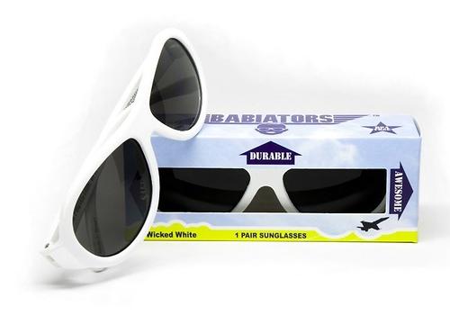 Солнцезащитные очки Babiators Original Aviator Junior - Wicked white 0-2 лет (9)