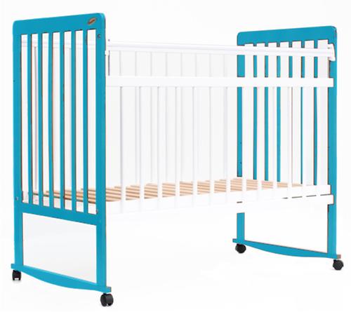 Кровать детская Bambini Евро стиль М 01.10.03 Бело-Голубой (4)