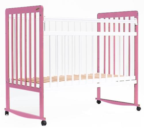 Кровать детская Bambini Евро стиль М 01.10.03 Бело-Розовый (4)