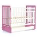 Кровать детская Bambini Евро стиль М 01.10.04 Бело-Розовый (1)