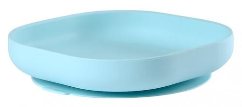 Тарелка Beaba Silicon Suction Plate Blue (1)