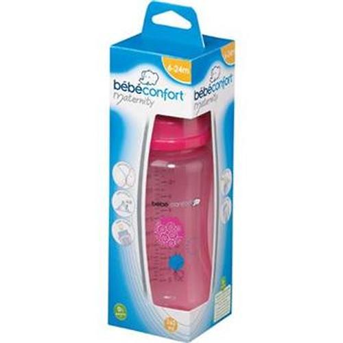 Бутылочка Bebe Confort 360 мл 6-24 м Maternity розовая (4)