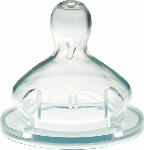 Соска широкая силикон переменный поток Bebe Confort 6-24м, 2шт Maternity (4)