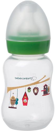 Бутылочка Bebe Confort PPLAT узкая 120 мл 0-12 мес Зеленая (1)