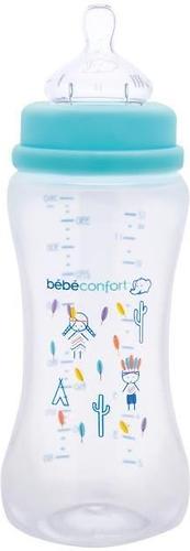 Бутылка Bebe Confort пластиковая 360мл 6-24м Indians Голубая (4)