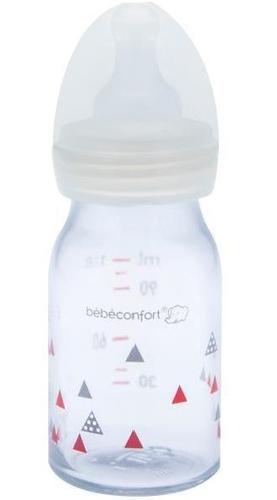 Бутылочка Bebe Confort стеклянная 110 мл 0-6 мес узкая (1)