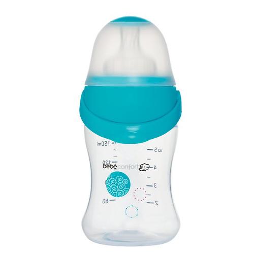 Бутылочка Bebe Confort пластиковая 150ml 0-6м 3*1 Easy Clip голубая (3)