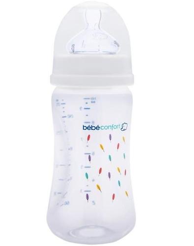 Бутылка Bebe Confort пластиковая 270 мл MATERNITY INDIANS WHITE S1 (1)