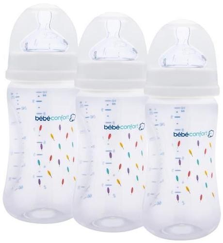 Набор бутылочек Bebe Confort Maternity Indians пластиковые 270мл 0-12м 3шт (3)