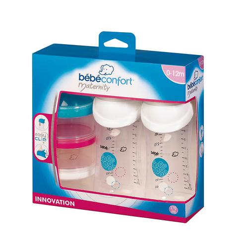 Бутылочка Bebe Confort Easy Clip 2шт и дозатор для молока (3)