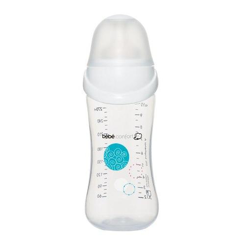 Бутылка пластиковая Bebe Confort 270мл, 0-12м Easy Clip (белая) (3)