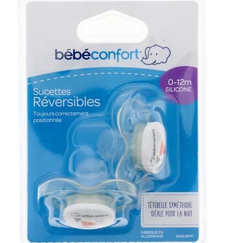 Пустышка Bebe Confort силикон Dental safe Dummies Silicone 0м+ (1)