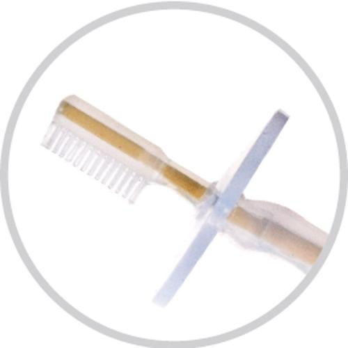 Зубная щетка Canpol силиконовая с ограничителем (8)