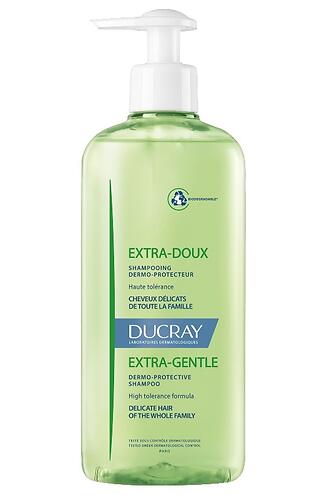 Шампунь Ducray Extra-Doux увлажняющий для частого применения флакон-помпа 400 мл (1)