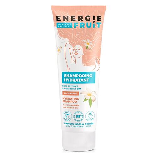 Бессульфатный увлажняющий шампунь для волос Energie Fruit Монои и Масло Макадамии Био 250мл (4)