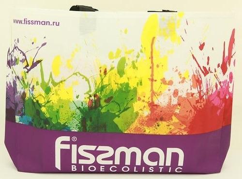 Промо-сумка Fissman для покупок с логотипом Fissman разноцветная - фиолетовая (1)