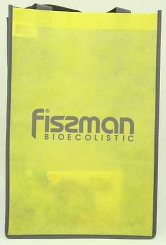 Промо-сумка Fissman для покупок с логотипом Fissman желтая (1)