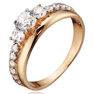 Кольцо Fratelli Кубический Цирконий КСК 228 размер 16.50 золото