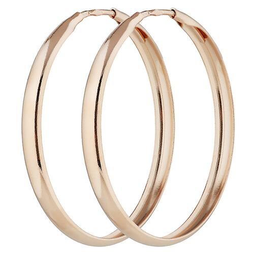 Серьги-конго Fratelli Гладкие 06.00-50 размер 5 золото (5)