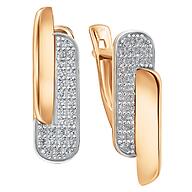 Серьги Fratelli Кубический Цирконий СФ 692 золото