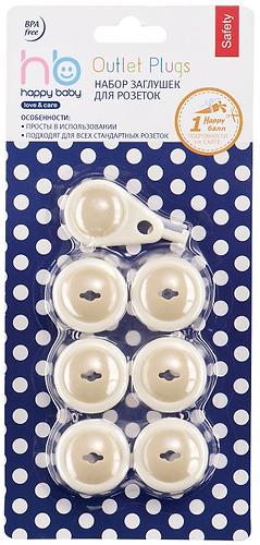 Набор заглушек для розеток Happy Baby Outlet plugs (5)