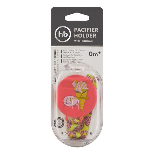 Держатель Happy Baby для пустышки Pacifier Holder Pink (4)