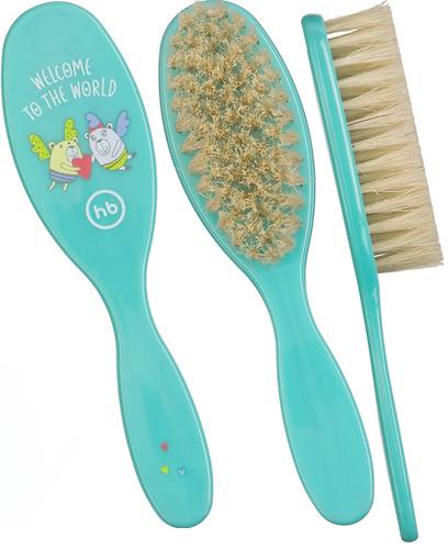 Набор щеток для волос Happy Baby Brush Comb Set Mint (5)