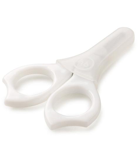 Ножницы Happy Baby детские для ногтей с колпачком Baby scissors Белые Snow (6)