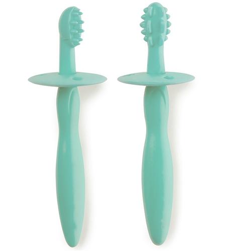 Набор Happy Baby силиконовых зубных щеток Tooth brushes Мятный 2 шт/уп (3)