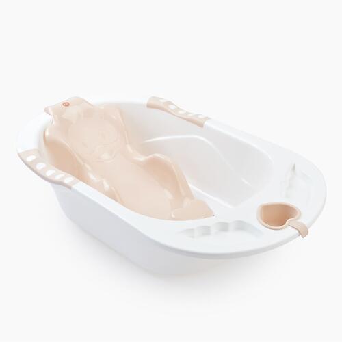 Ванна Happy baby с анатомической горкой Bath Comfort Sand (9)