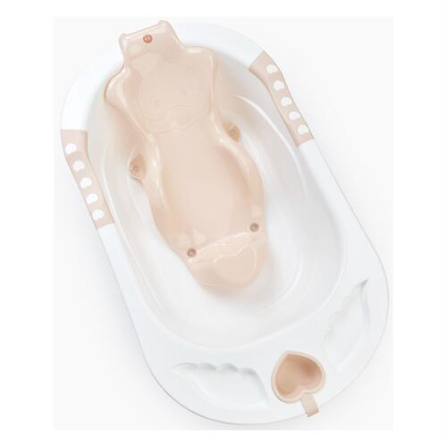 Ванна Happy baby с анатомической горкой Bath Comfort Sand (10)