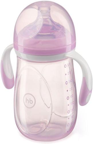 Бутылочка Happy Baby антиколиковая Baby Bottle 300 мл Фиолетовая (4)