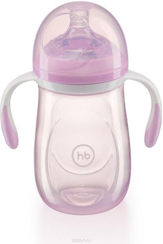 Бутылочка Happy Baby антиколиковая Baby Bottle 300 мл Фиолетовая (5)