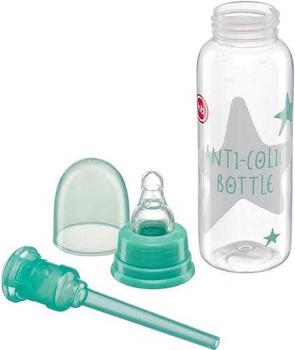 Бутылочка Happy Baby Baby антиколиковая с силиконовой соской 250мл 10015 Mint (5)