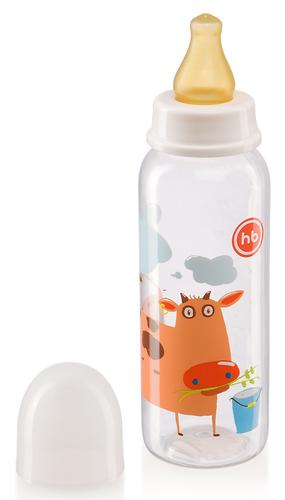 Бутылочка Happy Baby Baby Bottle с латексной соской 250мл 10018 в ассортименте (8)