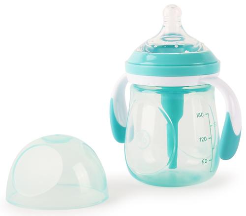 Бутылочка Happy Baby Anti-Colic Baby Bottle антиколиковая с ручками и силиконовой соской 180 мл Mint (6)