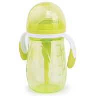 Уценка! Бутылочка Happy Baby антиколиковая с ручками и силиконовой соской 300 мл 10020 Lime