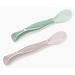 Набор ложек Happy Baby для кормления Baby Spoon 15003 Olive-Lilac (1)