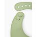 Нагрудник Happy Baby силиконовый Soft Silicone Bib Green (4)
