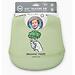 Нагрудник Happy Baby силиконовый Soft Silicone Bib Green (5)