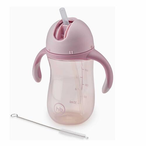 Поильник с трубочкой и ручками Happy Baby Straw Feeding Cup 2.0 Lilac (4)