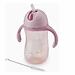 Поильник с трубочкой и ручками Happy Baby Straw Feeding Cup 2.0 Lilac (1)