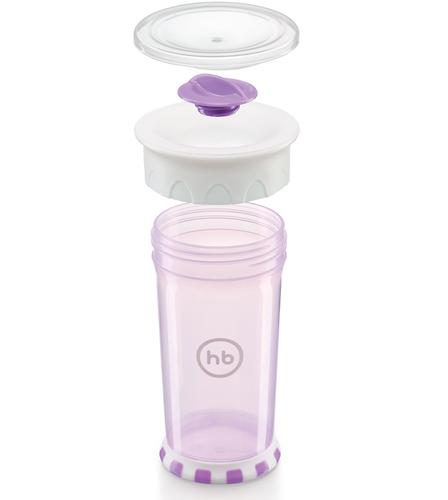 Кружка-поильник Happy Baby Drinking cup 360° Violet (5)